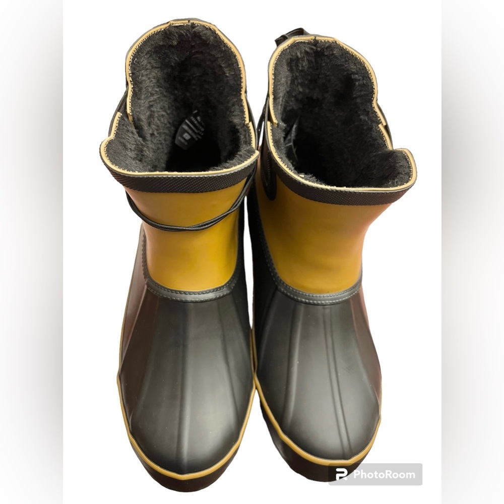 NEW Chooka Women's Chelsea Memory Foam Rain Boots BROWN